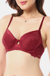 Amante Padded Wired Low Coverage T-Shirt Bra - Rio Red — thumbnail 4